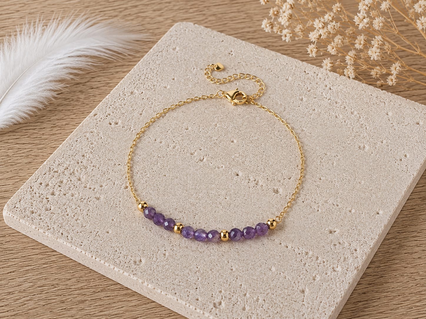 Bracelet Aélia 💜  Améthyste